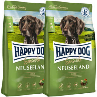 2 x 4 kg Happy Dog Supreme Sensible Neuseeland
