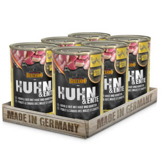 6 x 400 g Belcando Huhn & Ente m. Hirse & Karotten