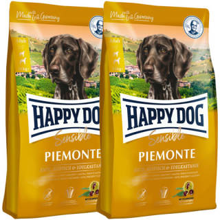 2 x 10 kg Happy Dog Supreme Sensible Piemonte