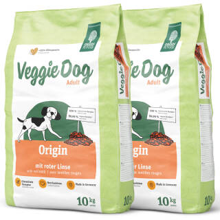 Green Petfood VeggieDog Origin 2 x 10 kg