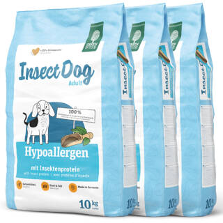 Green Petfood InsectDog hypoallergen 3 x 10 kg