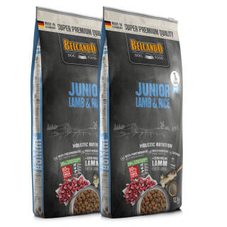2 x 12,5 kg Belcando Junior Lamb & Rice