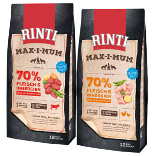 Rinti Max-I-Mum Huhn 12 kg & Rind 12 kg