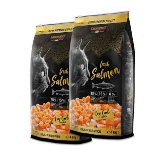2 x 4 kg Leonardo fresh Meat Salmon & Poultry