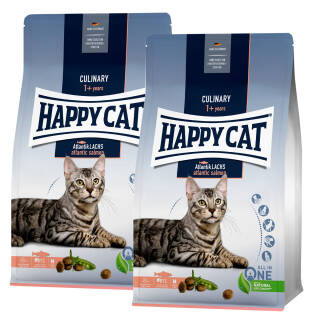 2 x 10 kg Happy Cat Culinary Adult Atlantik Lachs