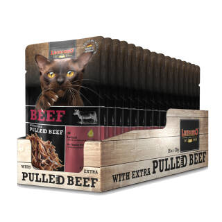 Leonardo Beef + extra pulled Beef 16 x 70 g