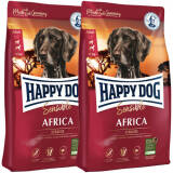 2 x 12,5 kg Happy Dog Supreme Sensible Africa