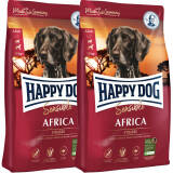 2 x 12,5 kg Happy Dog Supreme Sensible Africa