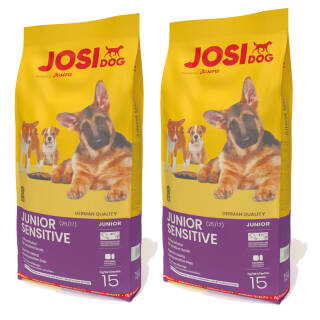 2 x 15 kg Josera JosiDog Junior Sensitive