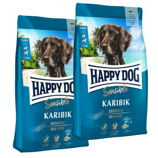 2 x 11 kg Happy Dog Supreme Sensible Karibik