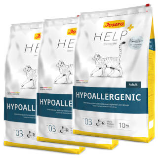 3 x 10 kg Josera Help Hypoallergenic Katze