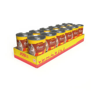 JosiCat Beef in Jelly 12 x 400 g