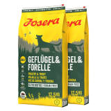 Josera Geflügel und Forelle 2 x 12,5 kg