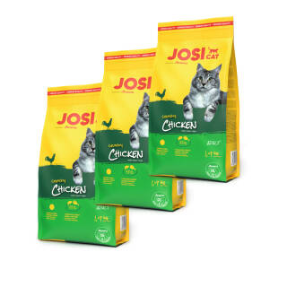 JosiCat Crunchy Chicken 3 x 1,9 kg