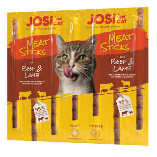 JosiCat Meat Sticks Beef & Lamb 20 x 35 g
