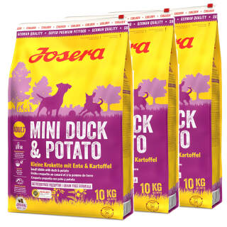 Josera Mini Duck & Potato 3 x 10 kg