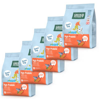 Green Petfood High Protein with Insects & Salmon 5 x 900 g