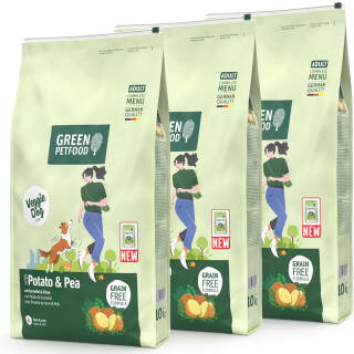 Green Petfood with Potato & Pea 3 x 10 kg