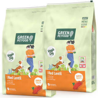 Green Petfood with Red Lentil 2 x 10 kg
