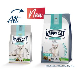 ca. 10 Kg Happy Cat Care Adult Light MHD 11/12/25